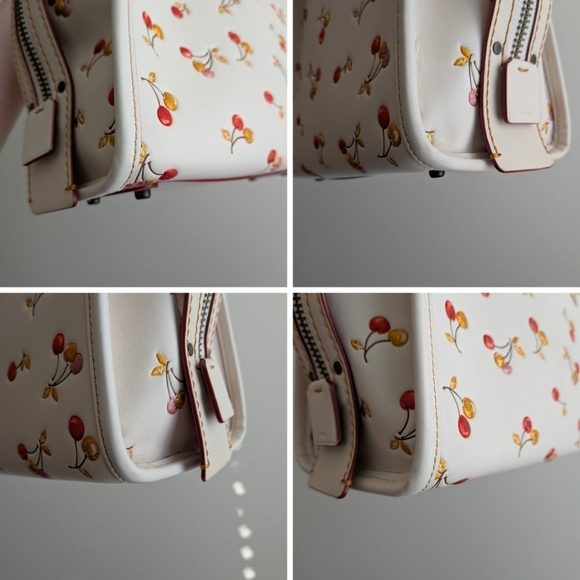 Coach Rogue 25 With Cherries Print - Picture 12 of 16